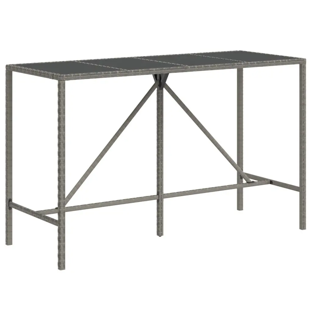 9 Piece Outdoor Bar Set with Cushions