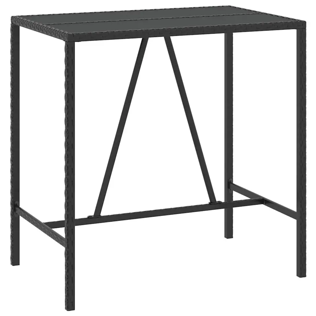 Garden Bar Set Outdoor Use 7 Piece Cushioned Seating Patio Stool Table