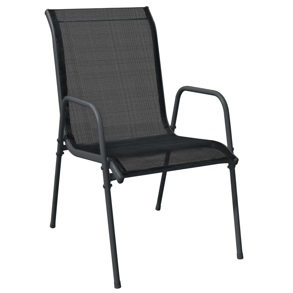7-Piece Outdoor Dining Set in Black