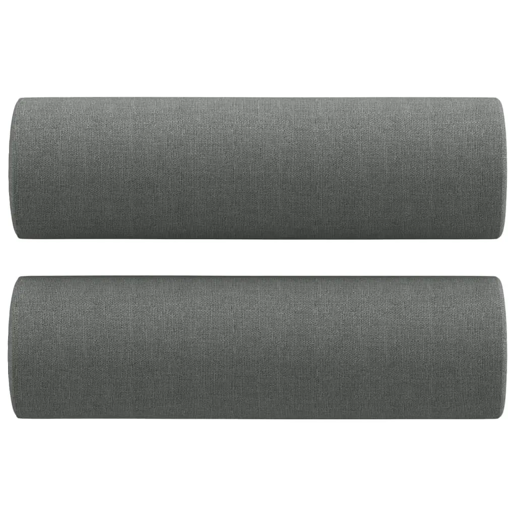 Grey Fabric 2-Seater Sofa