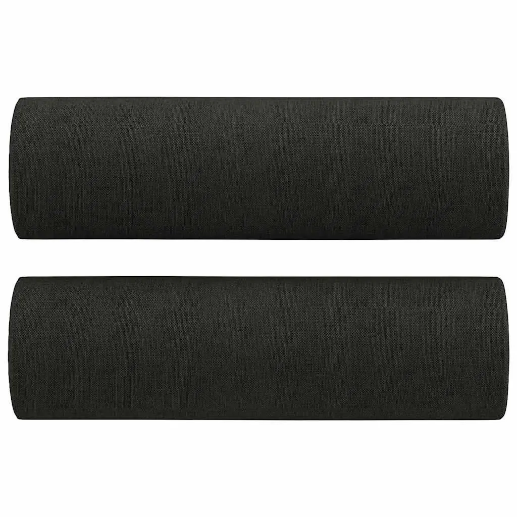 2-Seater Sofa Black 140cm Modern Lounge Furniture