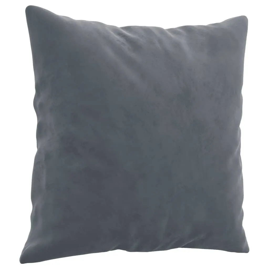 Grey Velvet 2-Seater Sofa, 120cm