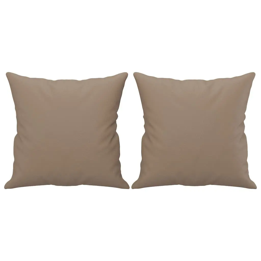 Brown Faux Leather Sofa Set