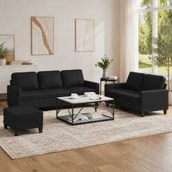 Specifications for 3 Piece Sofa Set with Footstool