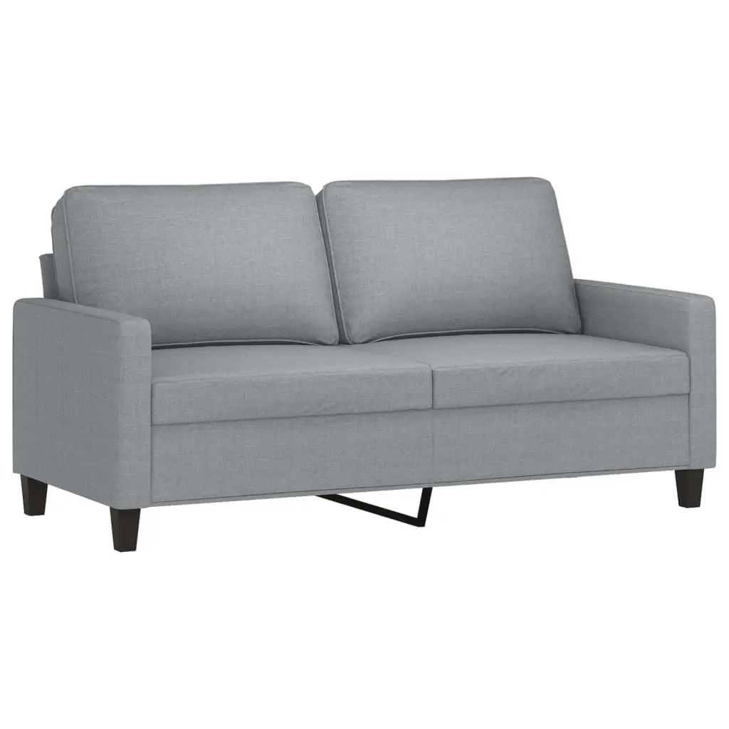 Grey Fabric Sofa Set Living Room 2 Piece