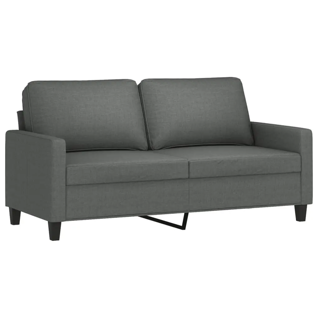 3 Piece Grey Fabric Sofa Set for Living Room Furniture