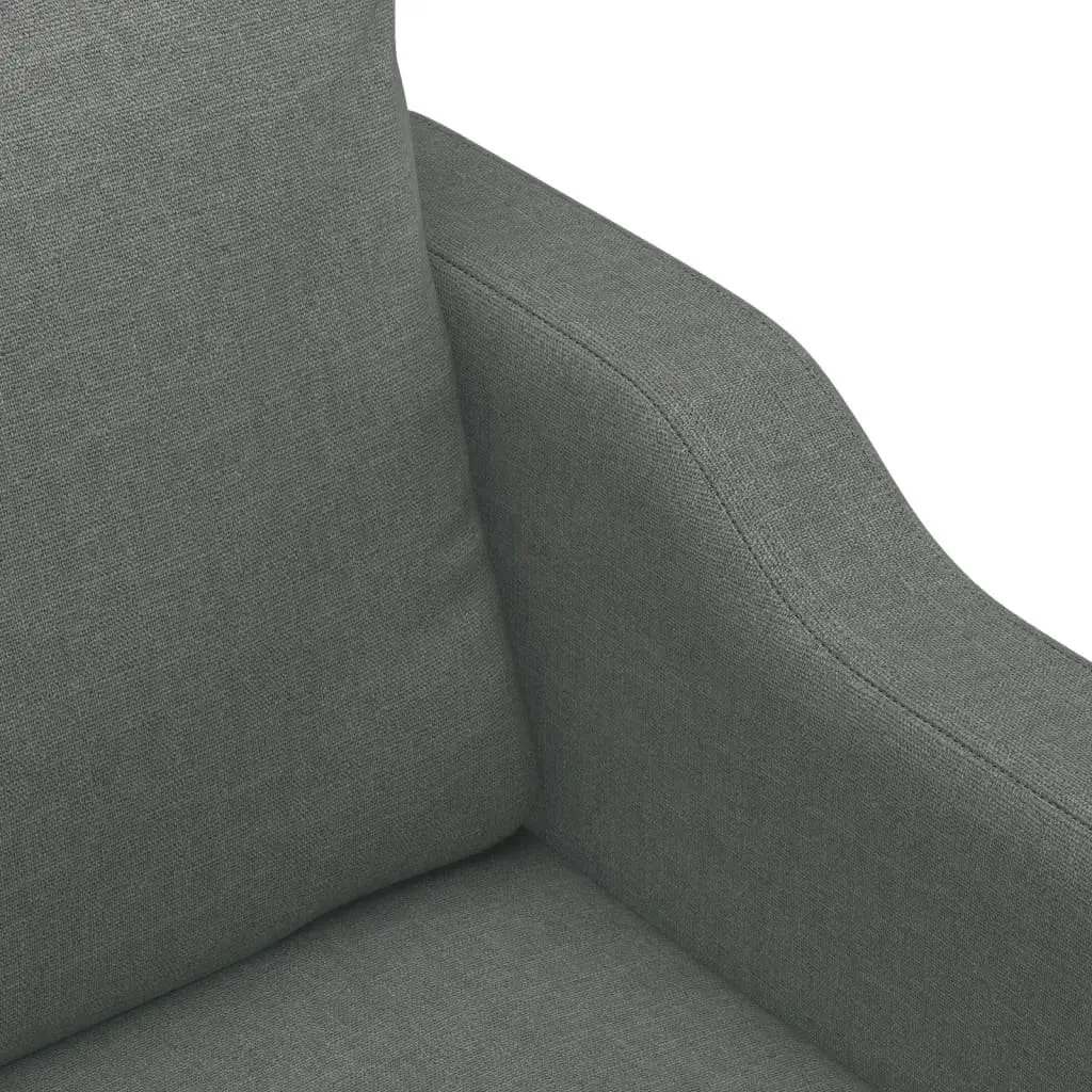 4 Piece Grey Fabric Lounge Suite