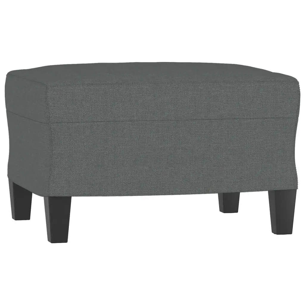 3 Piece Grey Fabric Sofa Set for Living Room