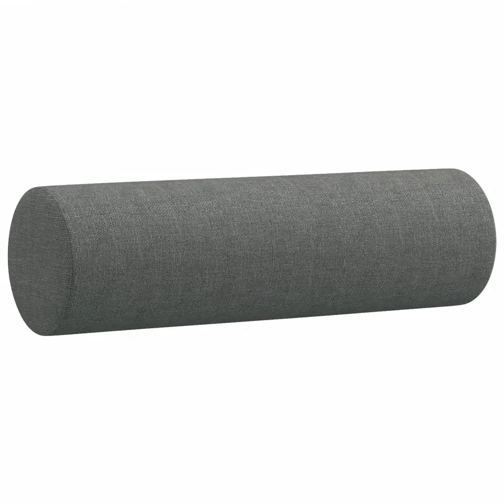 2 Piece Sofa Set Grey Fabric Lounge Couch with Pillows Living Room Furniture