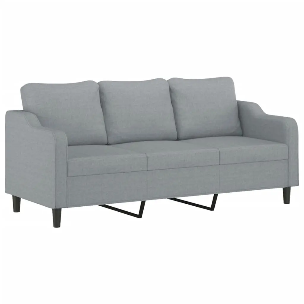 2 Piece Grey Sofa Set