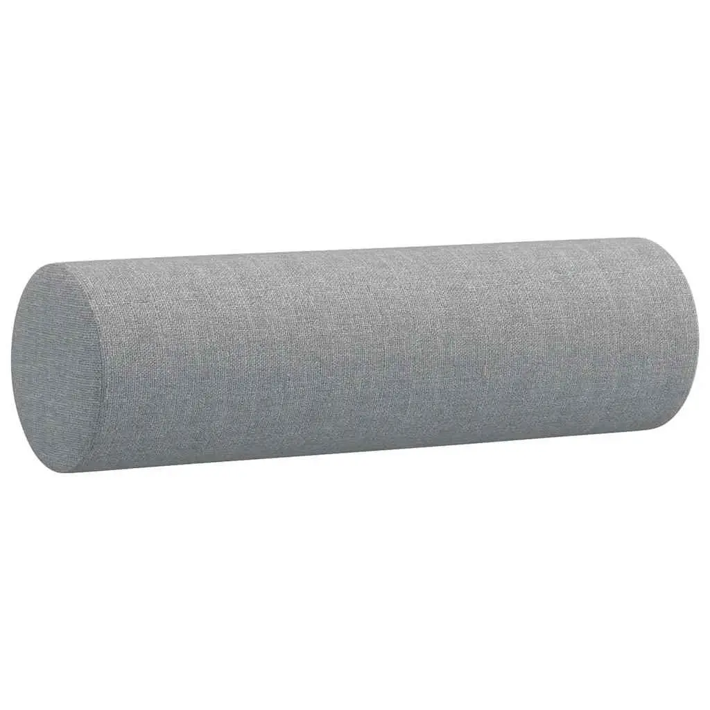 3-Piece Grey Sofa Set with Footstool