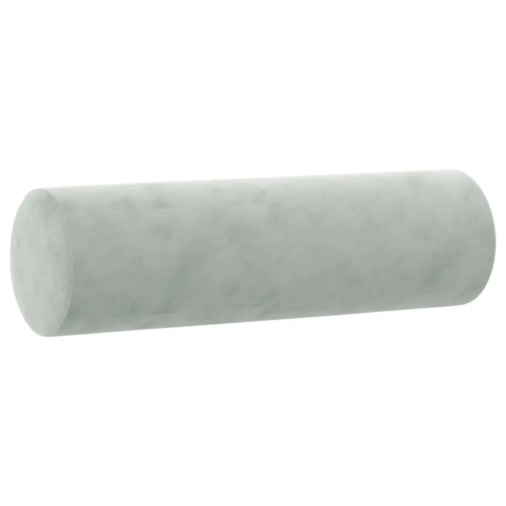 Light Grey Velvet 2 Piece Sofa Set