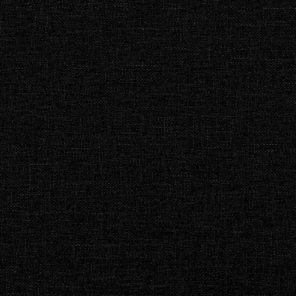 3 Piece Sofa Set Living Room Black Fabric