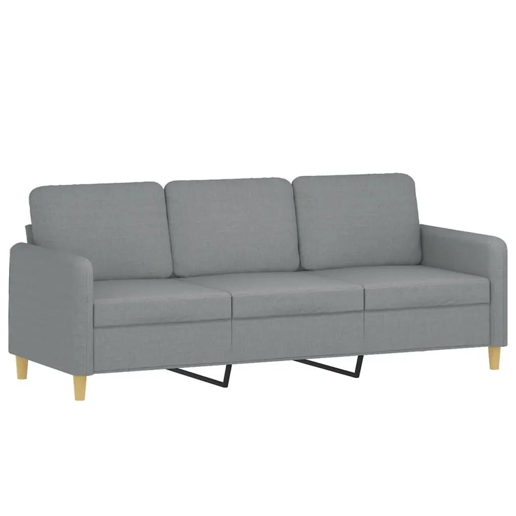Grey Fabric Sofa Set Living Room 2 Piece