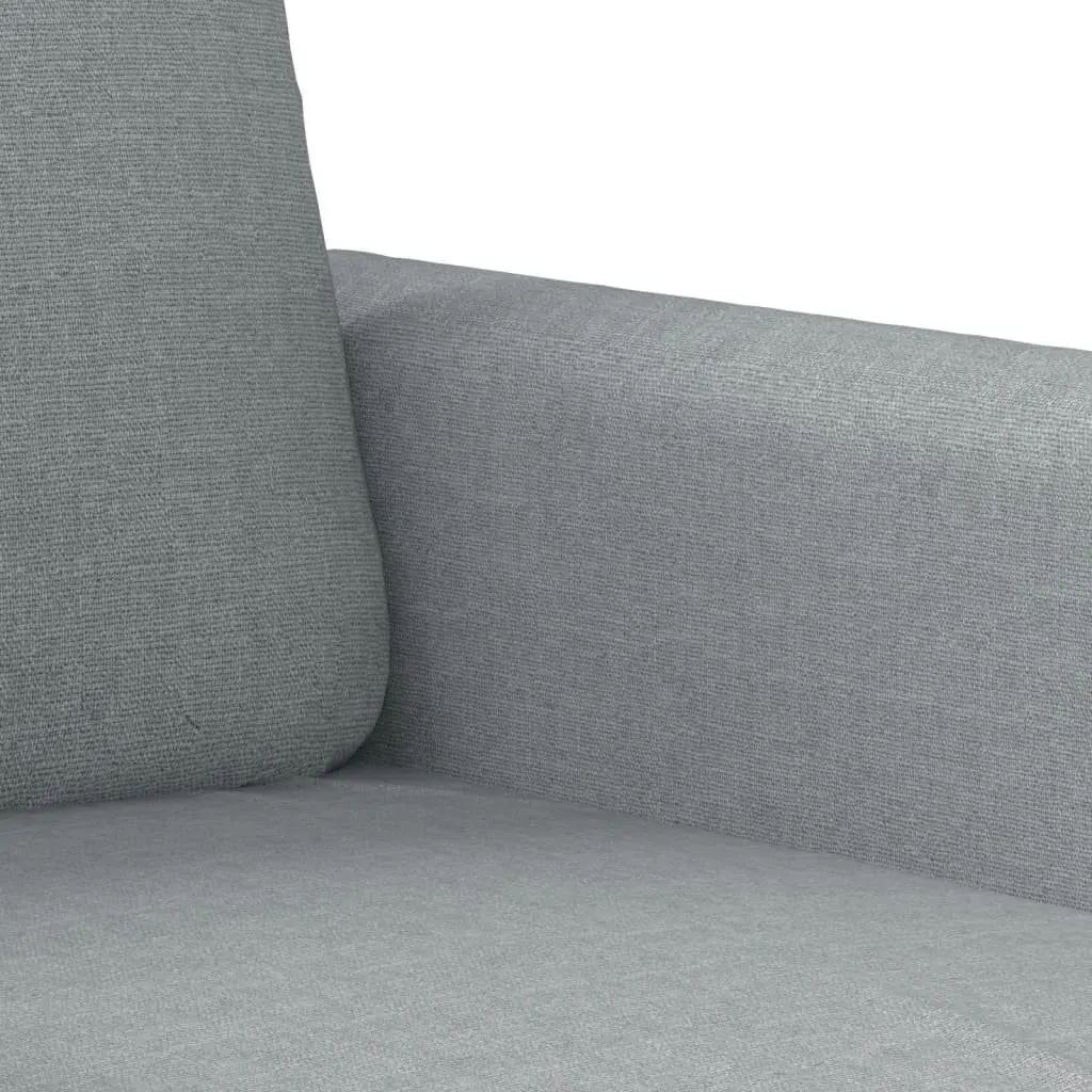 Grey Fabric Sofa Set Living Room 2 Piece