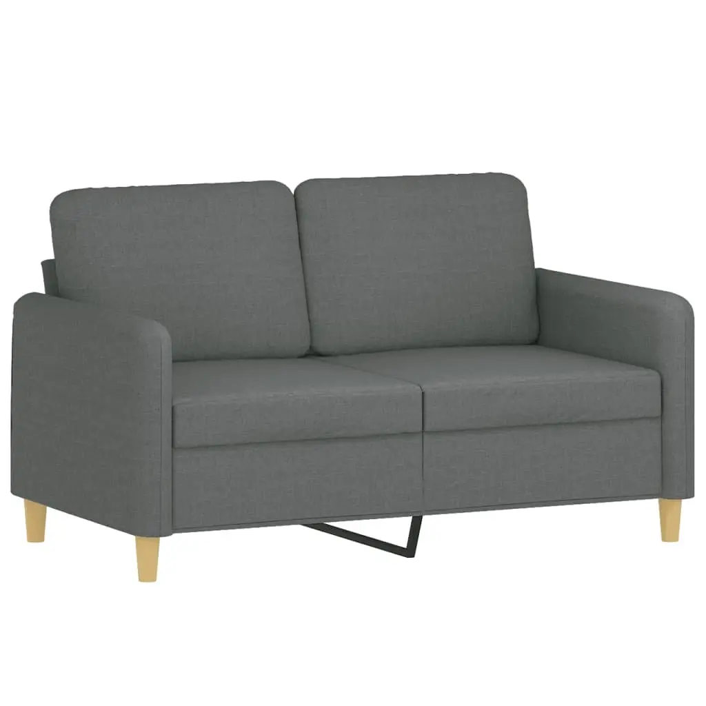 Sofa Set for Lounge Dark Grey 2 Piece