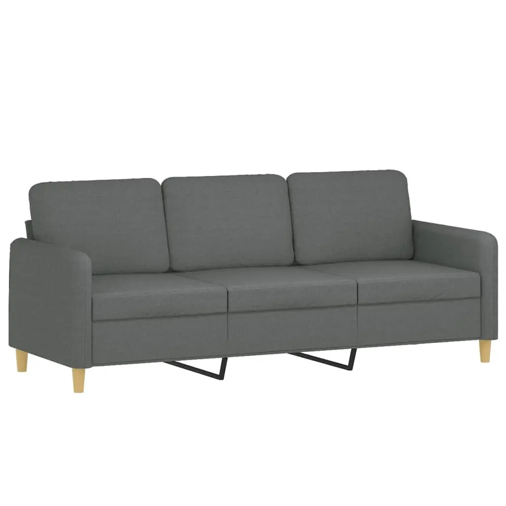 Sofa Set for Lounge Dark Grey 2 Piece