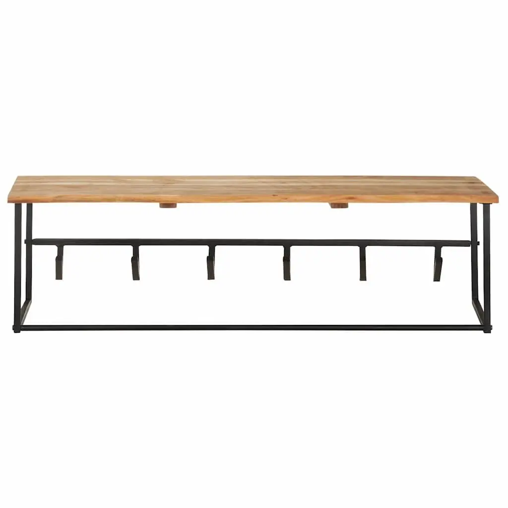 Wooden Peg Coat Rack with Shelf
