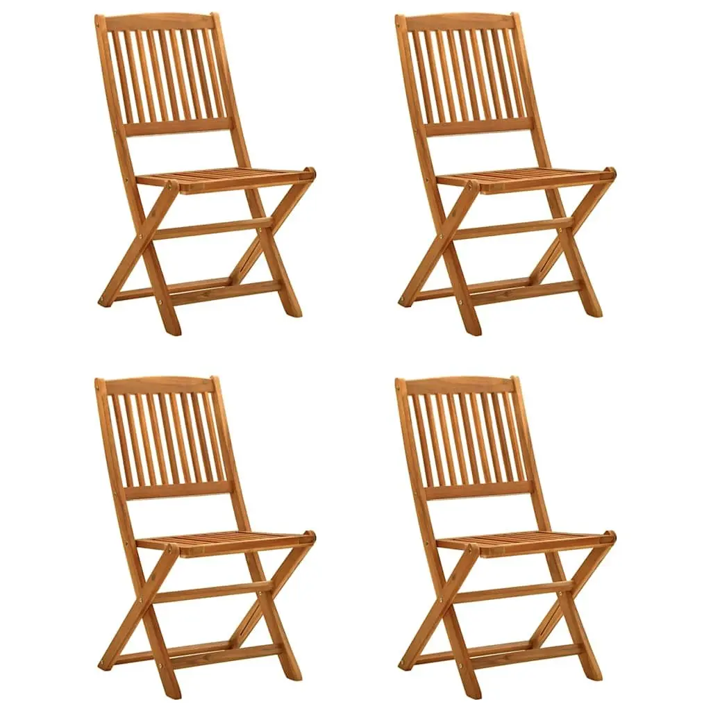 Solid Acacia Wood 5 Piece Garden Set