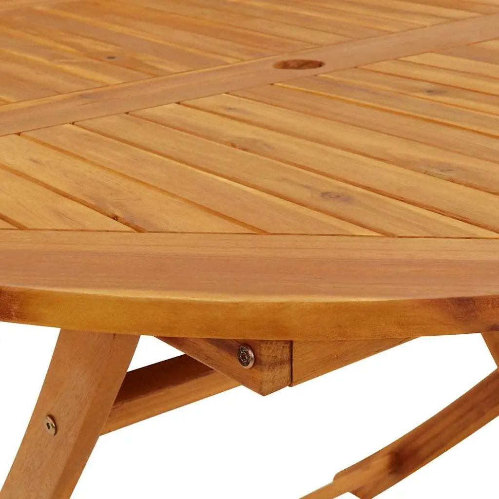 Solid Acacia Wood 5 Piece Garden Set
