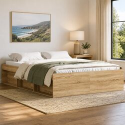 Specifications of Bed Frame with Storage and Dimensions