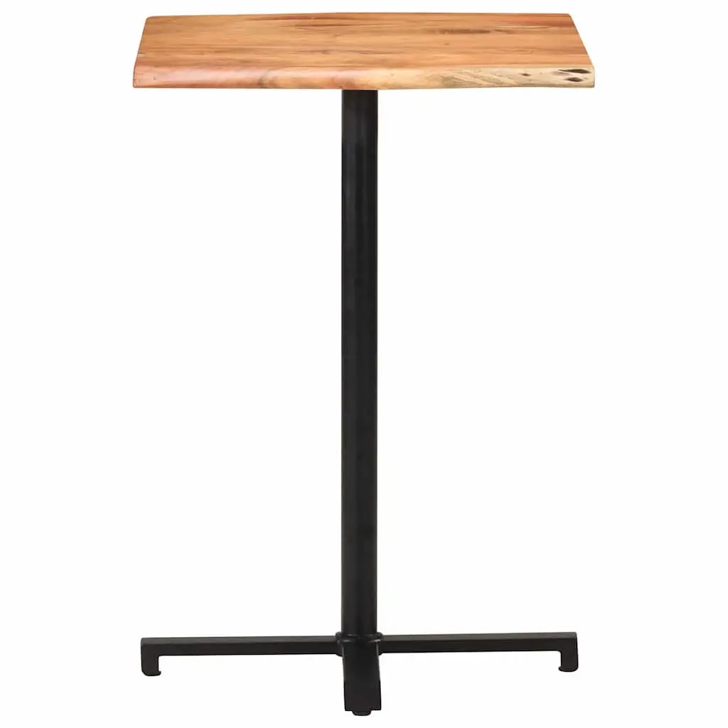 Bar Table Kitchen Dining 60x60x110cm Solid Acacia Wood