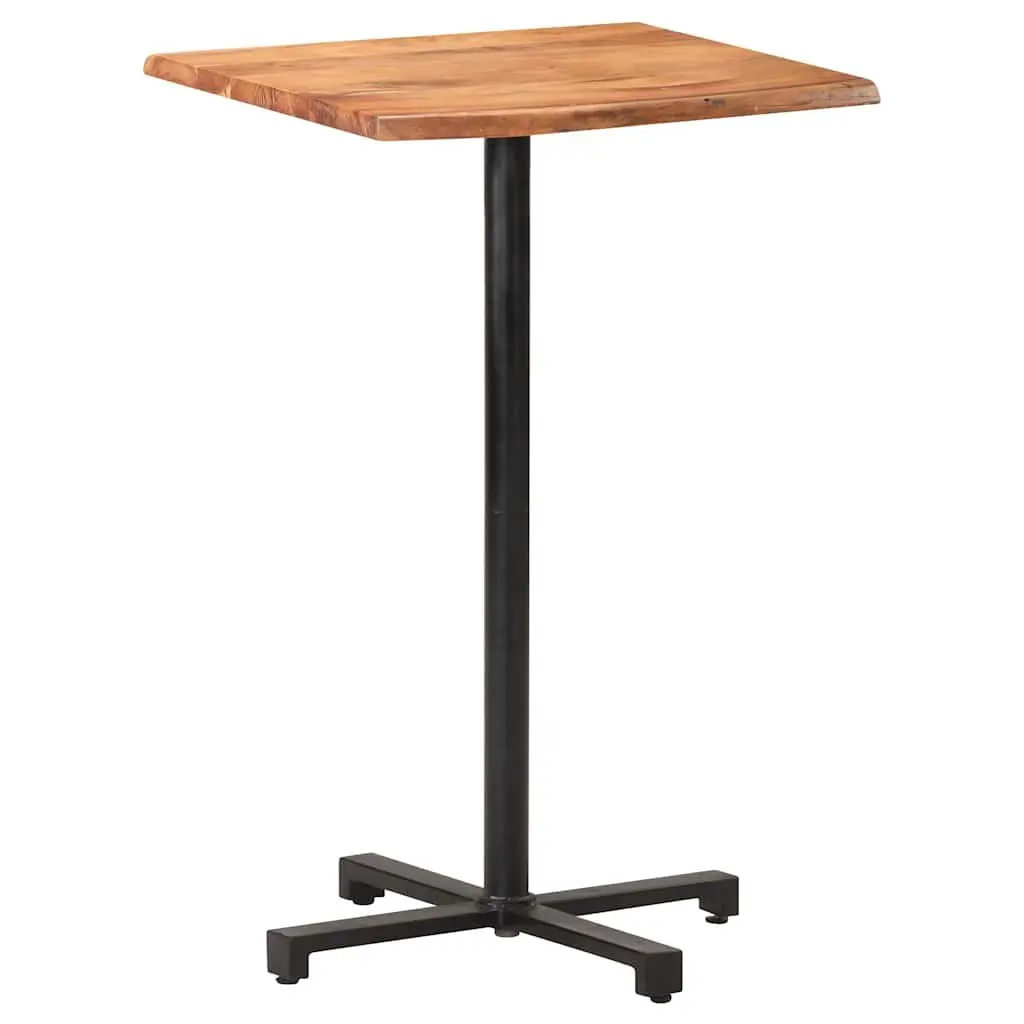 Bar Table Kitchen Dining 60x60x110cm Solid Acacia Wood