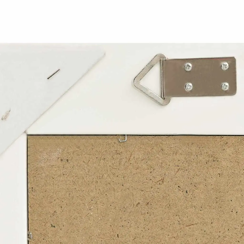 Baroque Wall Mirror 50x60 cm in White