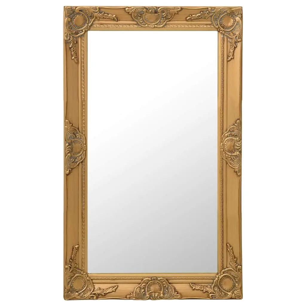 Wall Mirror Baroque Style Decorative Ornate Home Decor 50x80cm