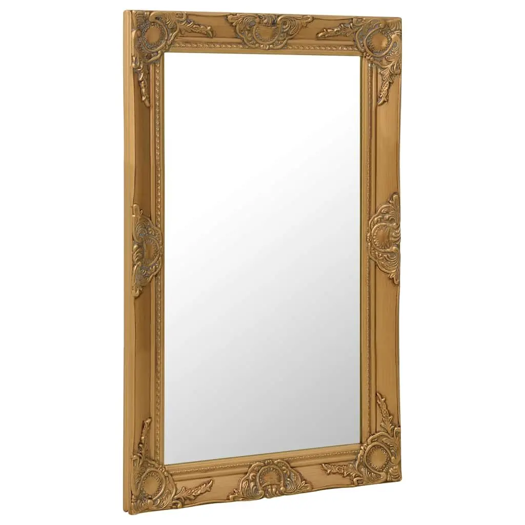 Wall Mirror Baroque Style Decorative Ornate Home Decor 50x80cm