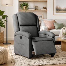 Specifications of Grey Electric Recliner Chair with Adjustable Footrest