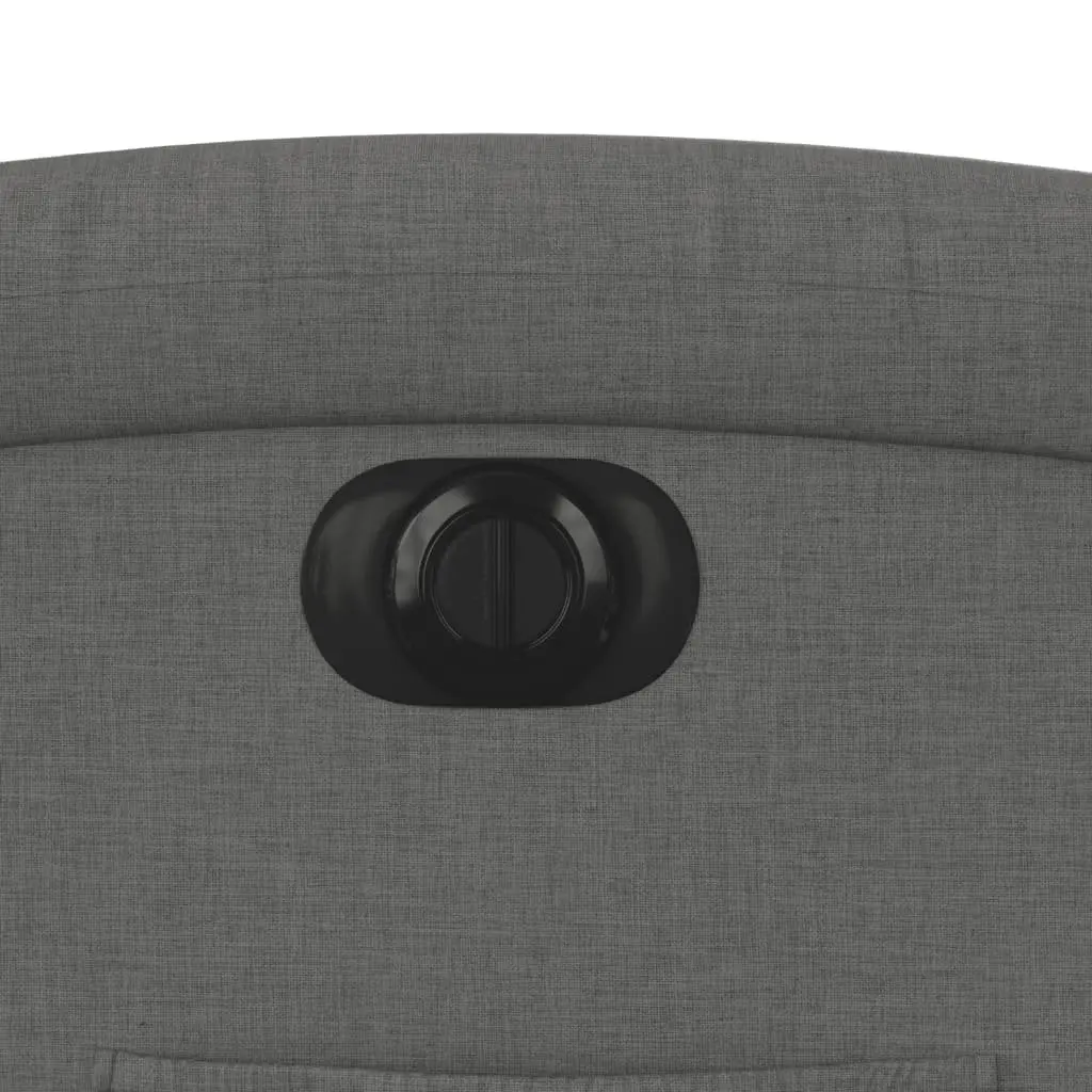 Electric Recliner Chair for Living Room Grey Fabric 135 Degrees