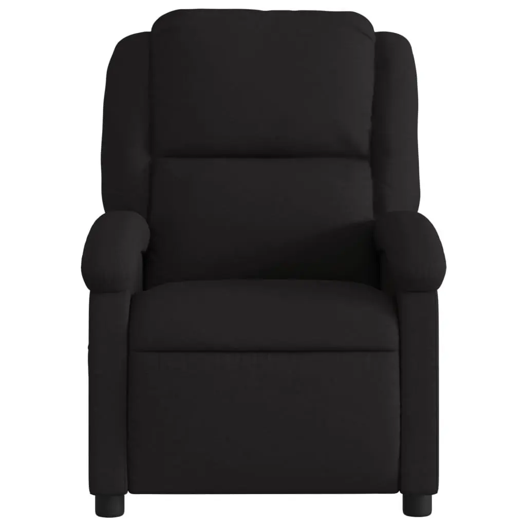 Electric Recliner Chair for Living Room Black Fabric Motorized Adjustable Footrest