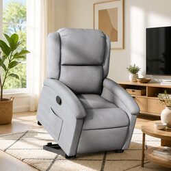 Specifications of Light Grey Electric Recliner Chair
