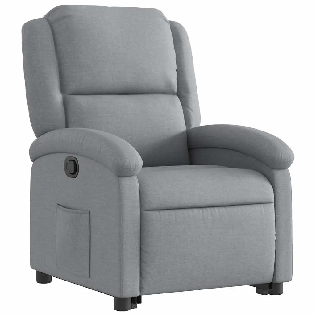 Stand Up Recliner Chair Living Room Light Grey