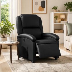 Specifications of Electric Recliner Armchair - Black Faux Leather