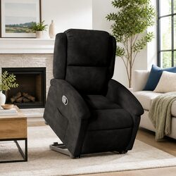 Specifications of Stand Up Recliner Chair - Black Velvet
