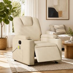 Specifications for Cream Electric Massage Recliner Chair