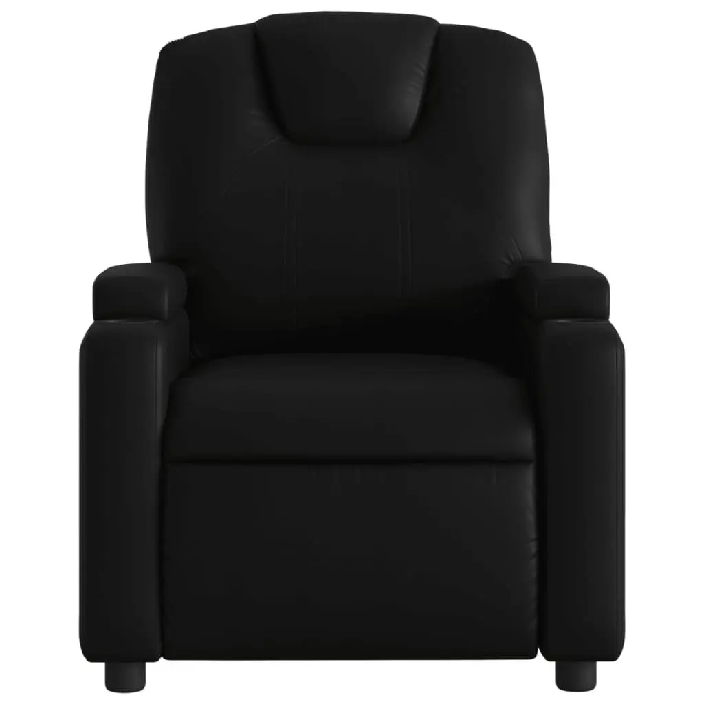 Recliner Chair Manual Reclining Armchair for Living Room Black