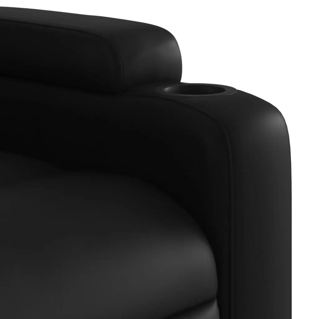 Recliner Chair Manual Reclining Armchair for Living Room Black