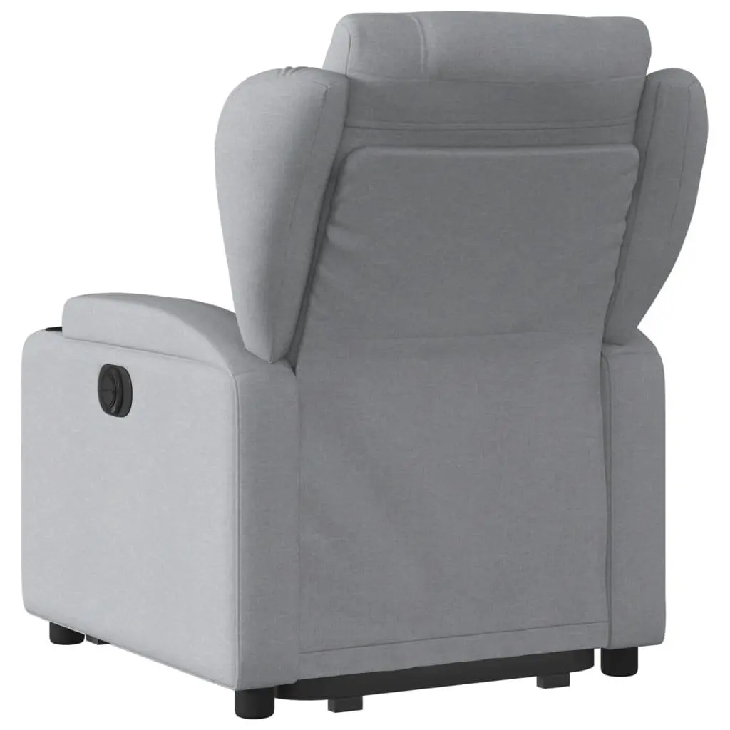 Grey Fabric Stand-Up Recliner