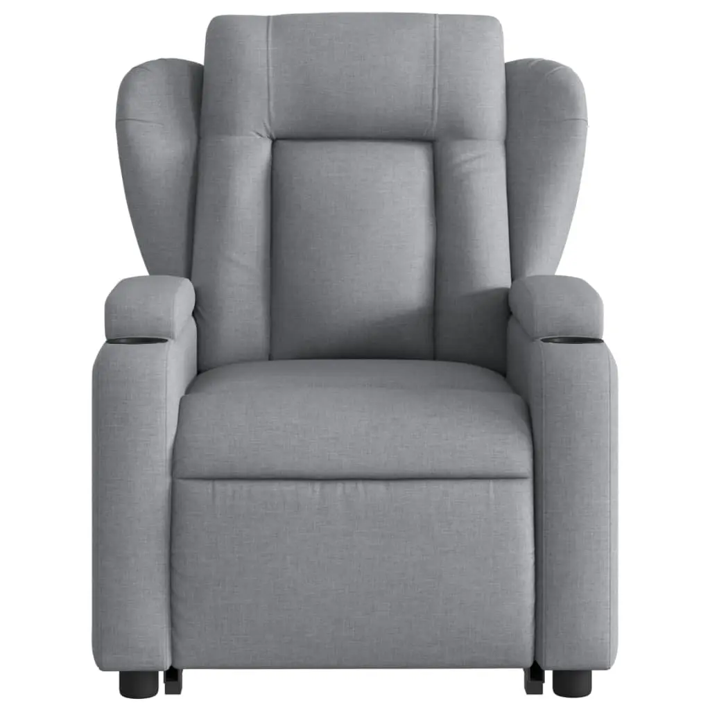 Grey Fabric Stand-Up Recliner
