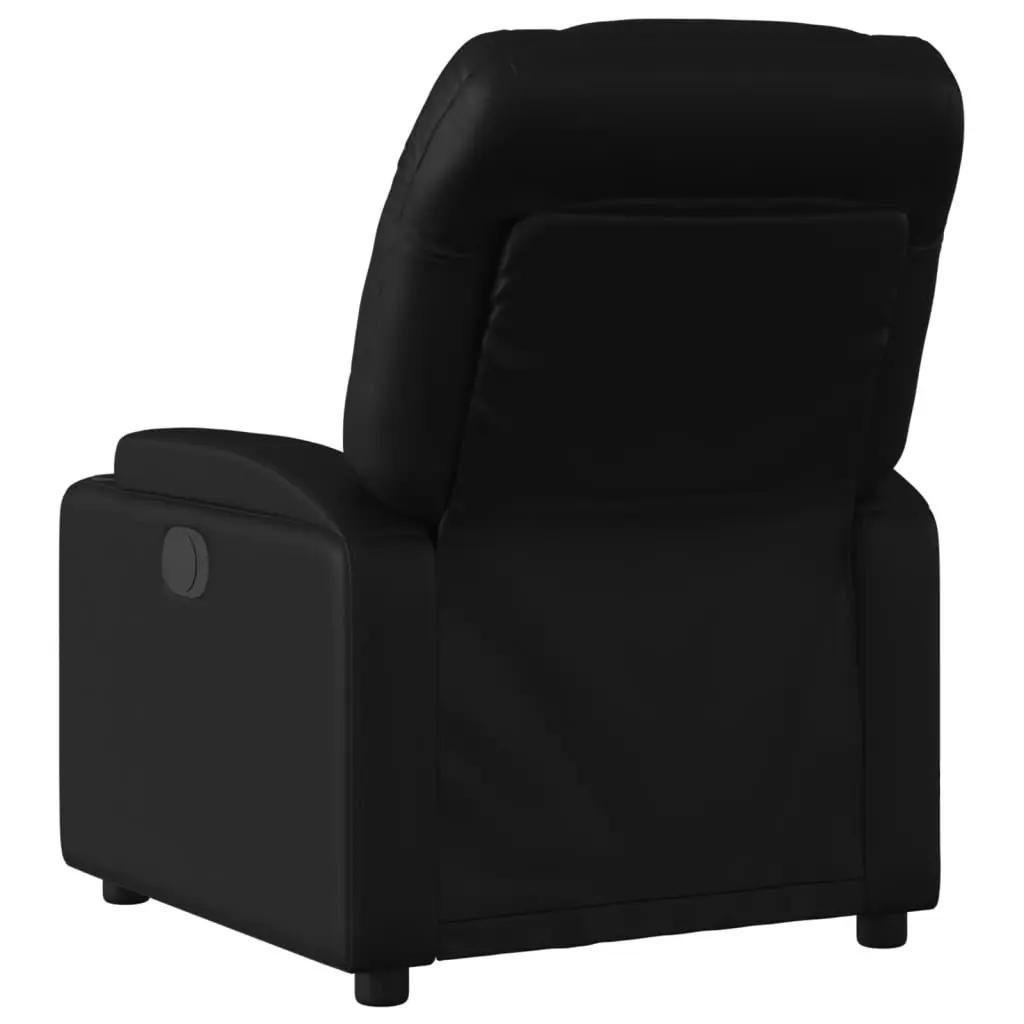 Recliner Chair Manual Reclining Armchair for Living Room Black