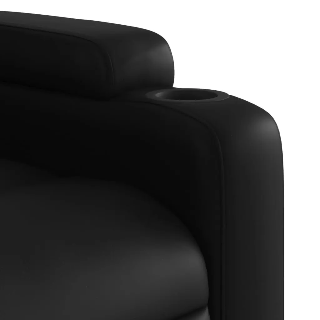 Recliner Chair Manual Reclining Armchair for Living Room Black