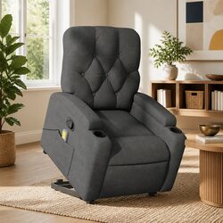 Specifications for Stand Up Massage Recliner Chair in Grey