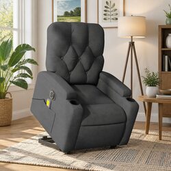 Specifications for Grey Electric Stand Up Massage Recliner
