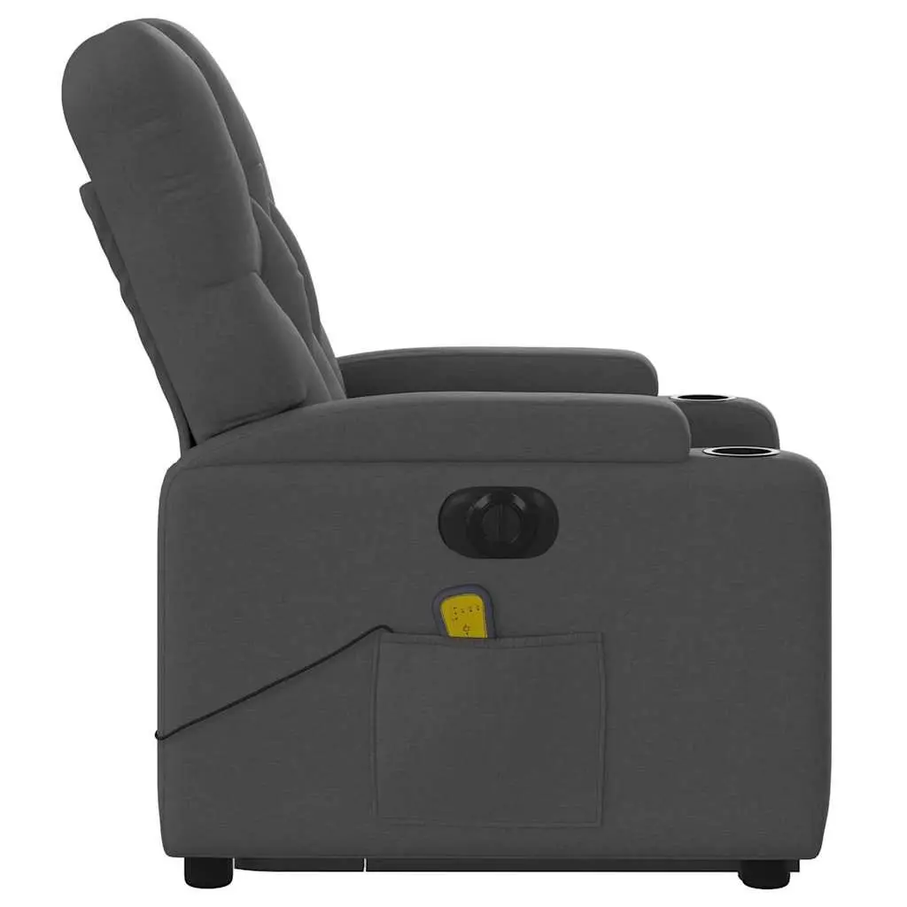 Grey Electric Stand Up Massage Recliner