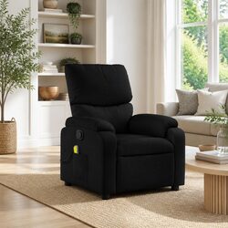 Specifications of Black Fabric Massage Recliner Chair