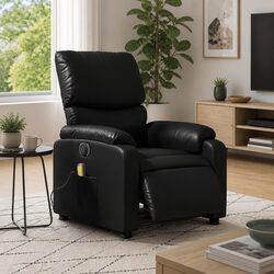 Electric Massage Recliner Chair Specifications: 135 Degrees Recline