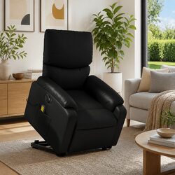 Specifications of Electric Stand Up Massage Recliner Chair Black